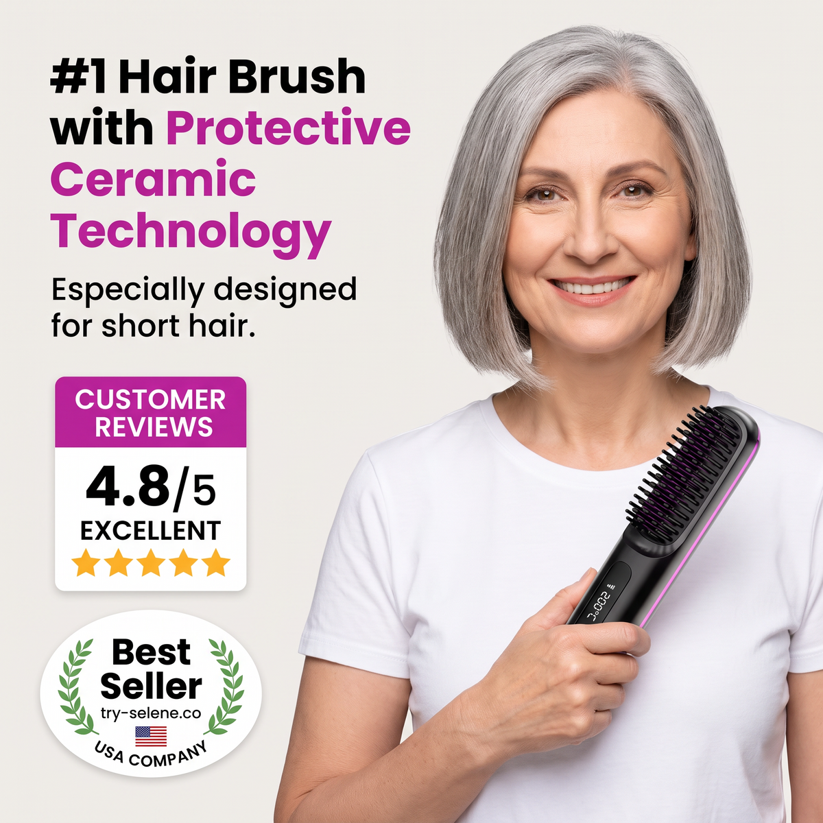 Selene Brush for Short Hair